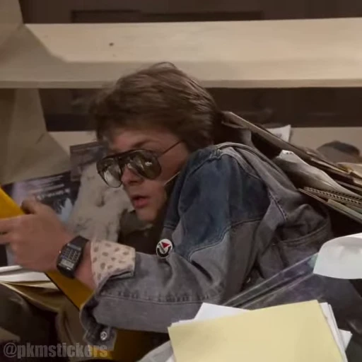 😯 Стикер «Back To The Future» для Telegram