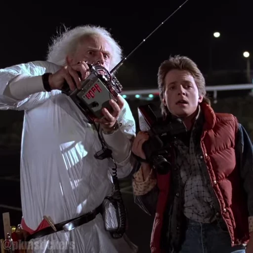 😯 Стикер «Back To The Future» для Telegram