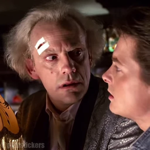 😯 Стикер «Back To The Future» для Telegram