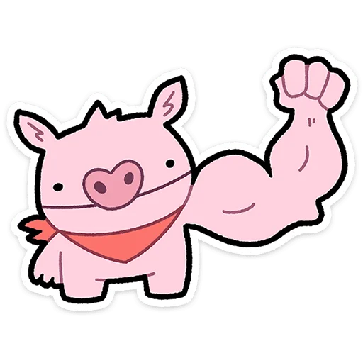 💪 Стикер «Бекончик» для Telegram