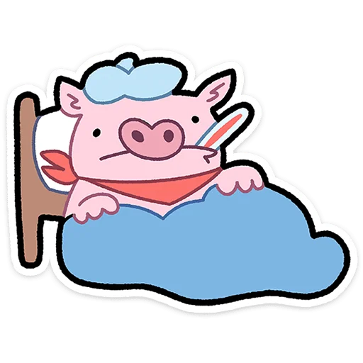🤒 Стикер «Бекончик» для Telegram