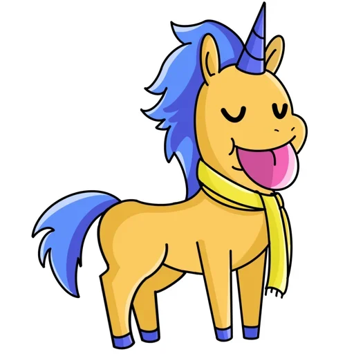 😜 Стикер «Bad Unicorn» для Telegram