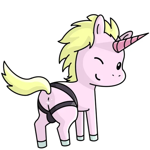 😉 Стикер «Bad Unicorn» для Telegram