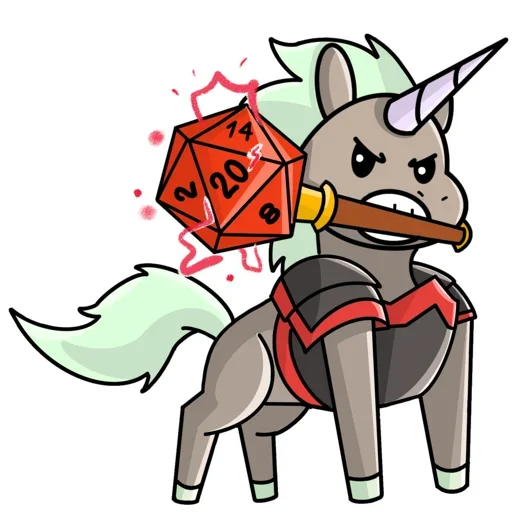 Стикерпак Bad Unicorn для Telegram