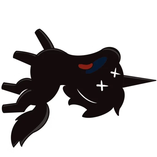 😈 Стикер «Bad Unicorn» для Telegram
