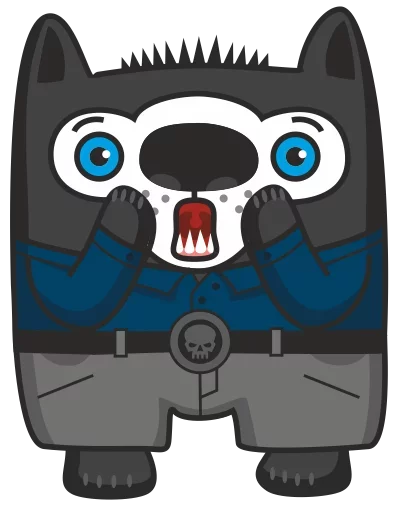 😣 Стикер «Bad Wolf» для Telegram