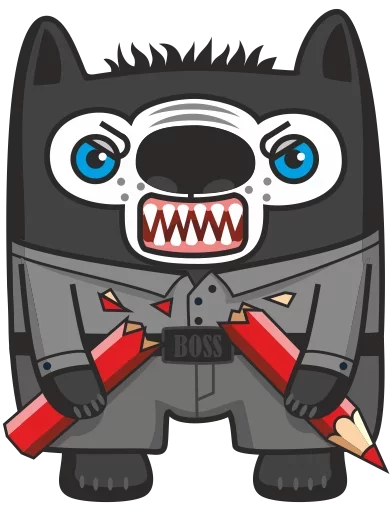 Стикерпак Bad Wolf для Telegram