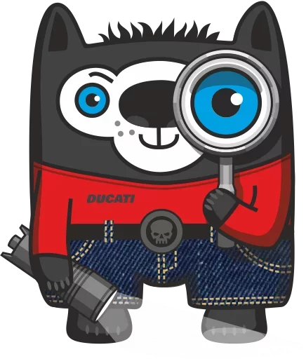😉 Стикер «Bad Wolf» для Telegram