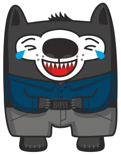 😅 Стикер «Bad Wolf» для Telegram