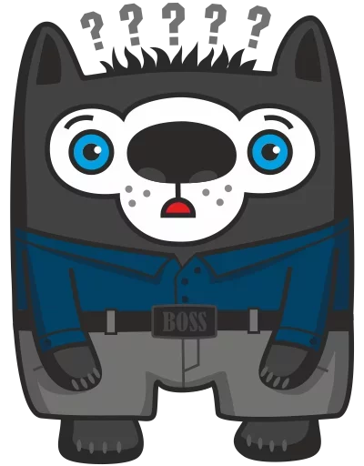 😱 Стикер «Bad Wolf» для Telegram