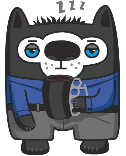 🙂 Стикер «Bad Wolf» для Telegram