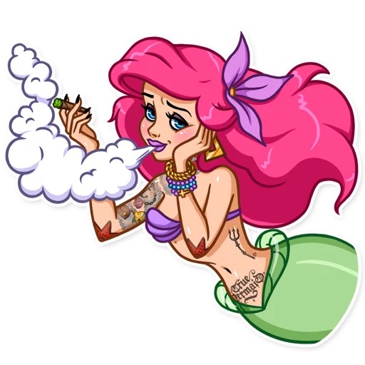 🚬 Стикер «Badass Disney» для Telegram