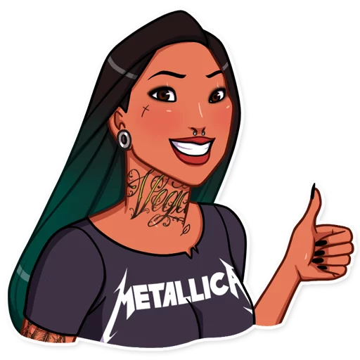 👍 Стикер «Badass Disney» для Telegram
