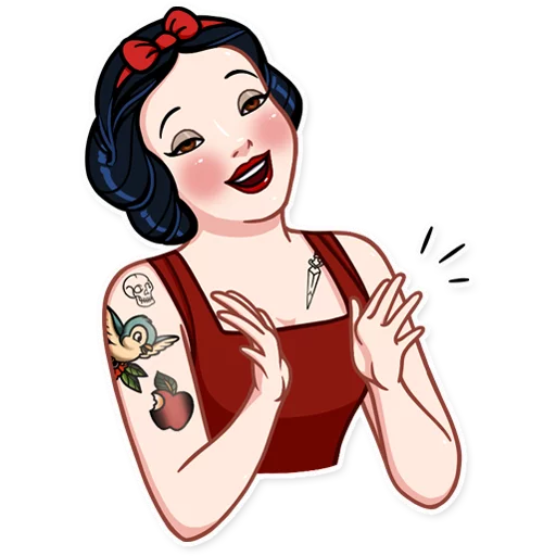 👏 Стикер «Badass Disney» для Telegram