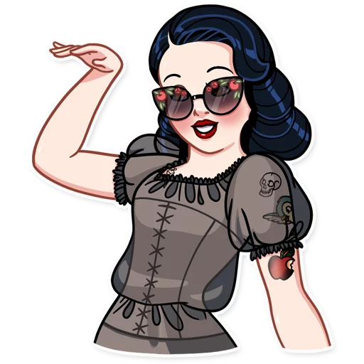 😎 Стикер «Badass Disney» для Telegram