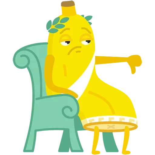 🙁 Стикер «bad banana» для Telegram