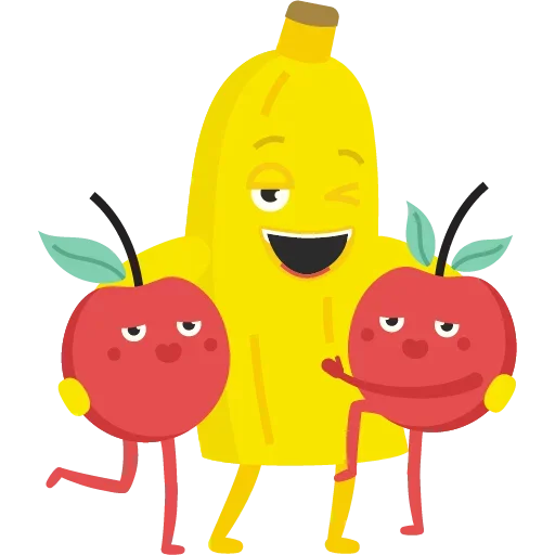 Стикерпак bad banana для Telegram