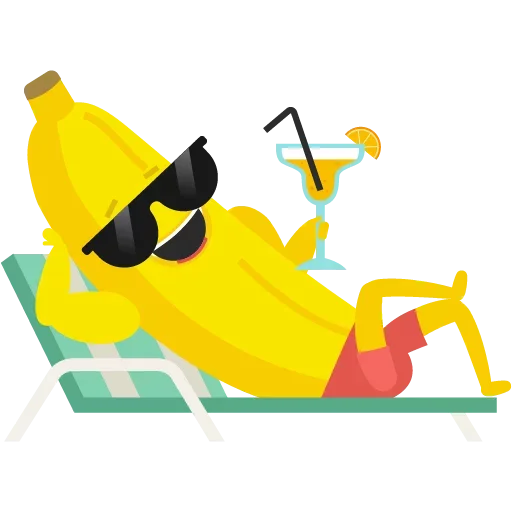 😢 Стикер «bad banana» для Telegram