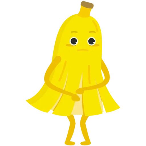😵 Стикер «bad banana» для Telegram