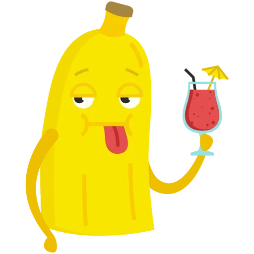 😵 Стикер «bad banana» для Telegram