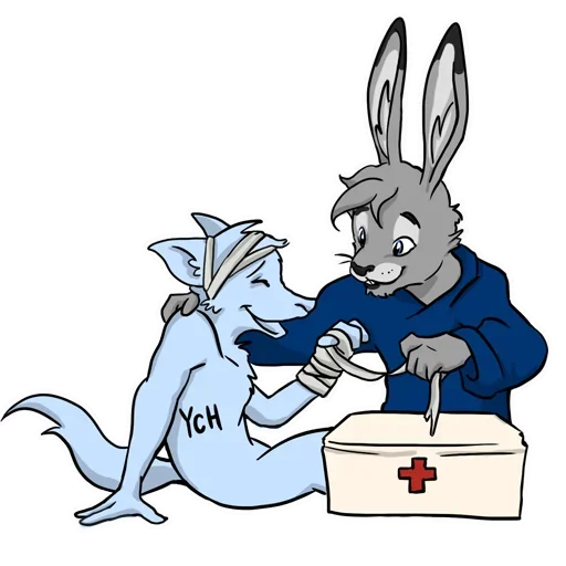 🩹 Стикер «Bad Bunny Boy» для Telegram