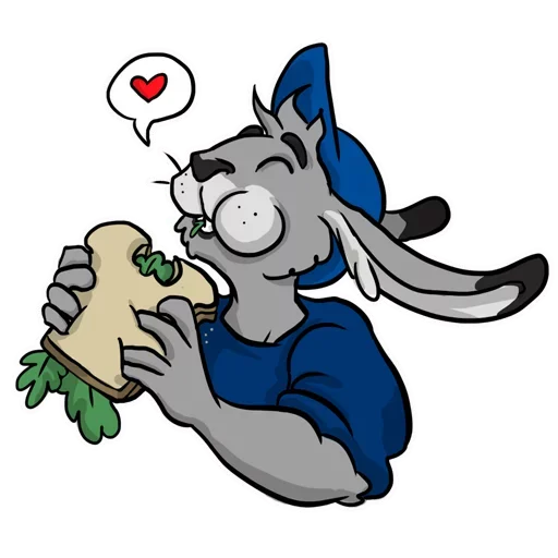 🥪 Стикер «Bad Bunny Boy» для Telegram