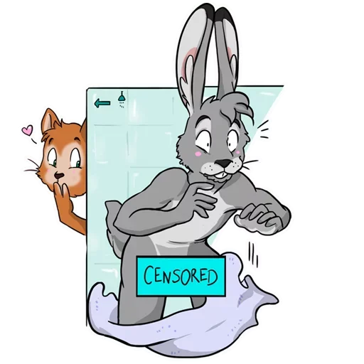 😳 Стикер «Bad Bunny Boy» для Telegram