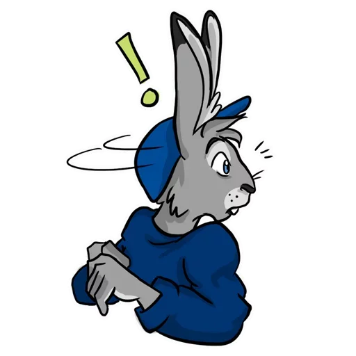 ❗️ Стикер «Bad Bunny Boy» для Telegram