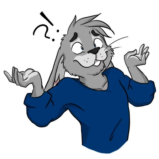 🤪 Стикер «Bad Bunny Boy» для Telegram