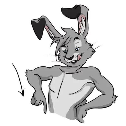 👇 Стикер «Bad Bunny Boy» для Telegram