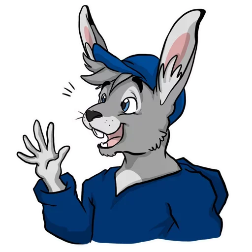 ✋ Стикер «Bad Bunny Boy» для Telegram