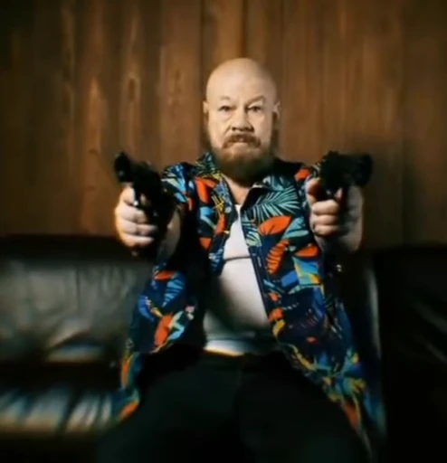 🔫 Стикер «Badcomedian» для Telegram