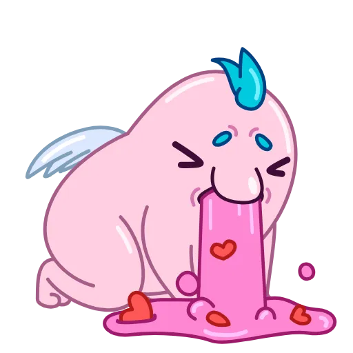 🤮 Стикер «Bad Cupid» для Telegram