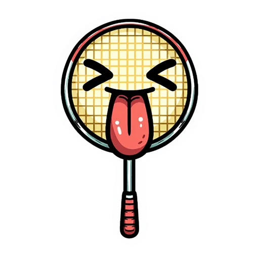 😝 Стикер «badminton» для Telegram