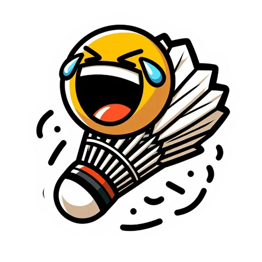 😂 Стикер «badminton» для Telegram