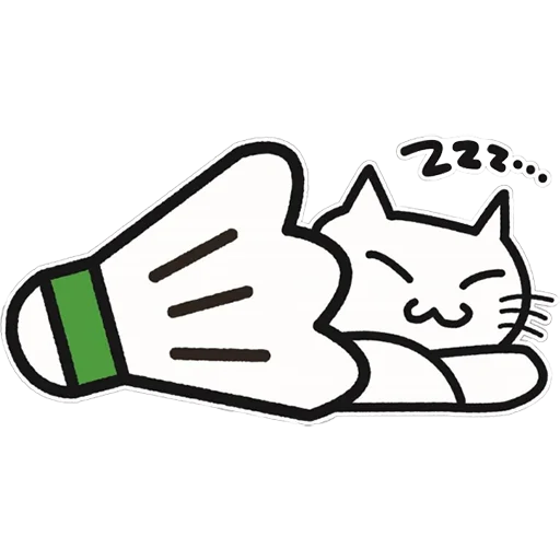 💤 Стикер «badminton» для Telegram
