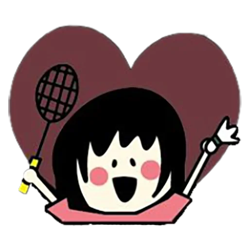 🥰 Стикер «badminton» для Telegram