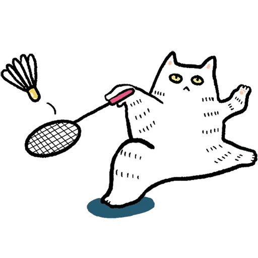 😎 Стикер «badminton» для Telegram