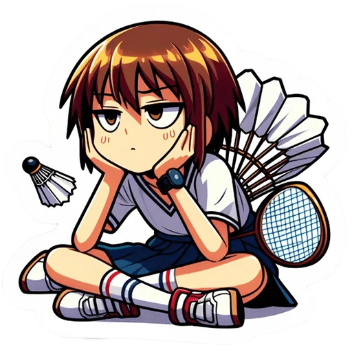 😒 Стикер «badminton» для Telegram