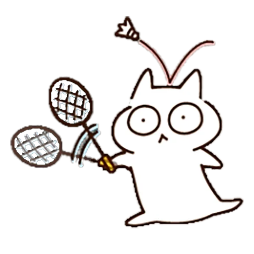 😳 Стикер «badminton» для Telegram