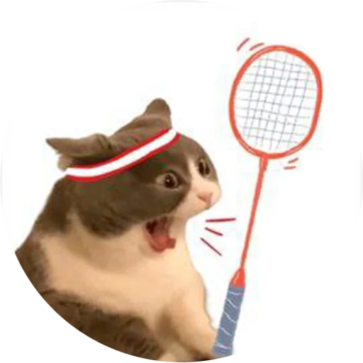 🤬 Стикер «badminton» для Telegram