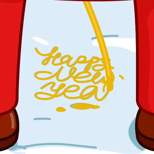 🎉 Стикер «Bad Santa» для Telegram