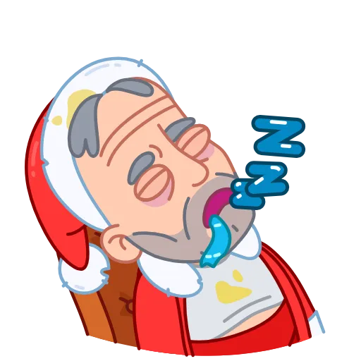 😴 Стикер «Bad Santa» для Telegram