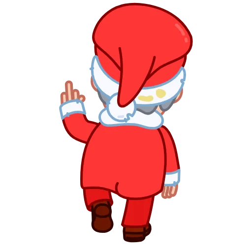 🖕 Стикер «Bad Santa» для Telegram