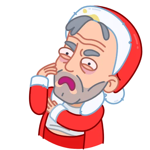 🤦‍♂️ Стикер «Bad Santa» для Telegram