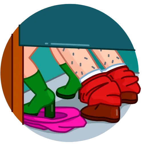 ❤️ Стикер «Bad Santa» для Telegram