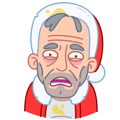 😨 Стикер «Bad Santa» для Telegram