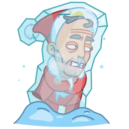 🥶 Стикер «Bad Santa» для Telegram