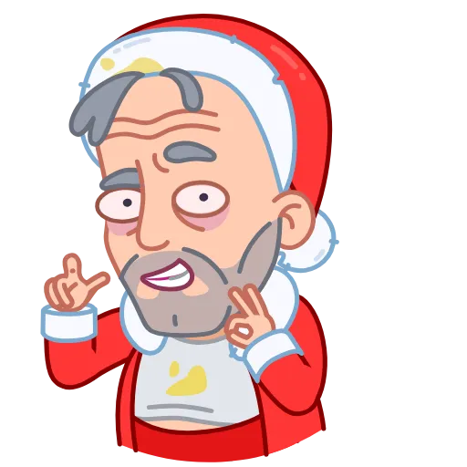 👌 Стикер «Bad Santa» для Telegram