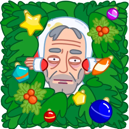 😑 Стикер «Bad Santa» для Telegram